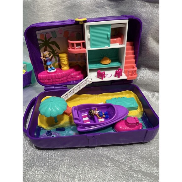 POLLY POCKET Hidden in Plain Sight Beach Vibes Backpack - Picture 2 of 7